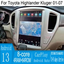 12.1" Android Navigation Car Gps Stereo For Toyota Highlander Kluger 01-07 Radio
