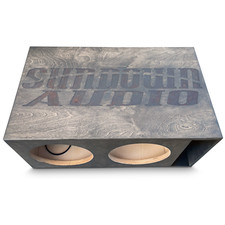 Dual 12" Subwoofer Enclosure Sundown Audio Uv1 - Birch Ply - 4.0 Cubes 33 Hz