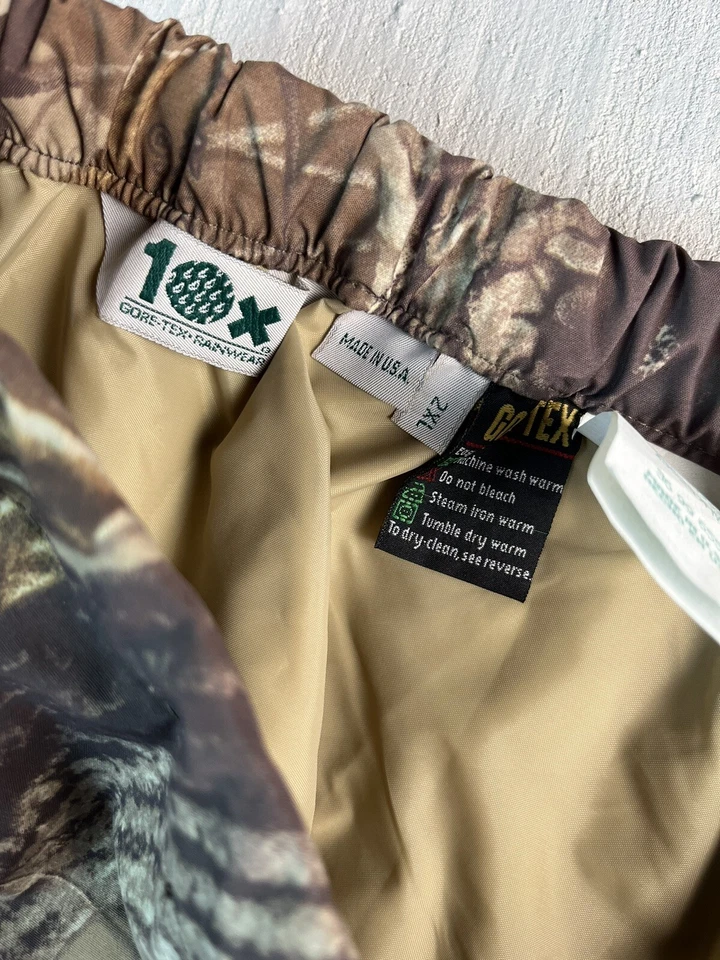 10X Goretex Vtg Realtree Camo Hunting Pants USA Men Sz XL 44-46 Streetwear New - Image 4 of 4
