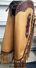 Chinks & Chaps by Manta Leather  made to your measurements  Made by hand in USA