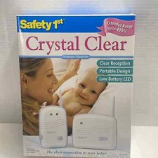 Safety 1st Crystal Clear Nursey Monitor 2 Ch Portable Receiver Extended Range