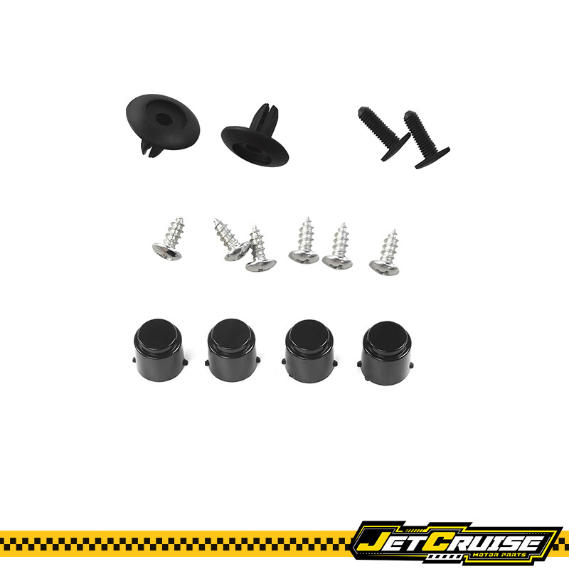 Fits 15-23 Dodge Challenger V3 Style Rear Bumper Lip Diffuser Matte Black PP