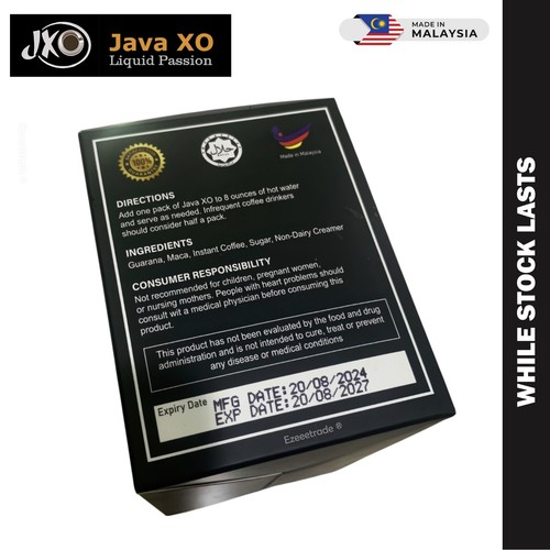 JAVA XO Liquid Coffee for Men – Herbal Drink Energy Booster Blend Free Shipping - Picture 12 of 22