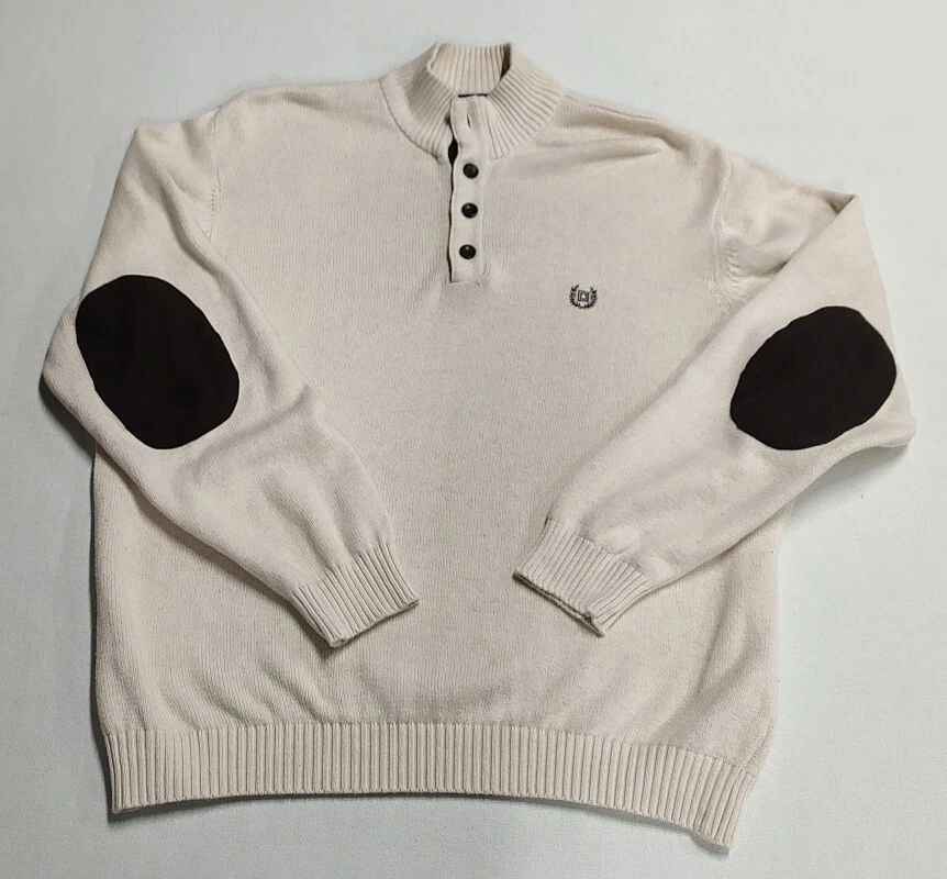 Chaps sweater with elbow clearance patches