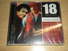 18 Greatest Outlaw Country and Country Legends 2 New Sealed Cd's