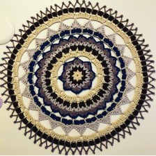 Boho crochet wall art