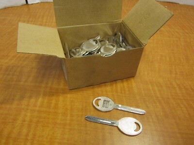 (50) CURTIS B-80 Nickel Plate Blank Keys NON OEM Chevrolet Geo Suzuki Toyota NEW