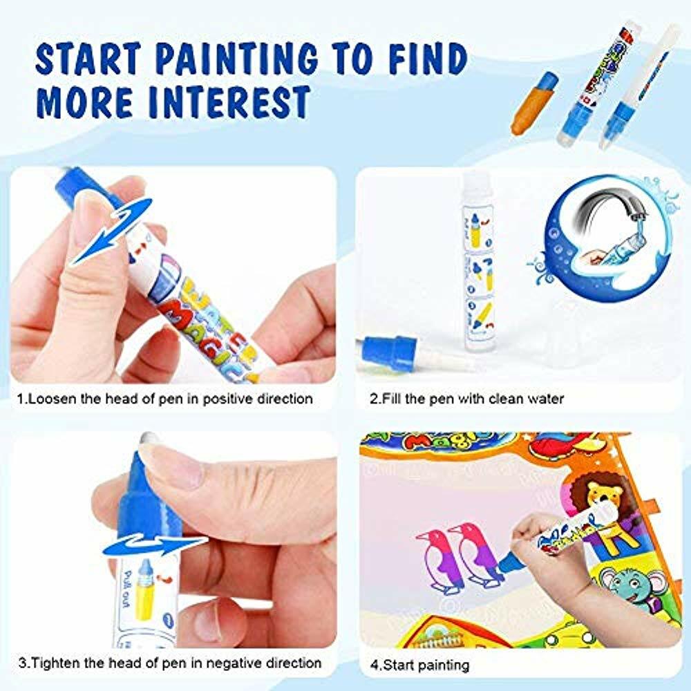 betheaces water drawing mat