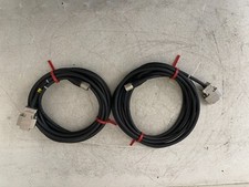 Pair Black Industrial D-Sub Male Circular Female Cables