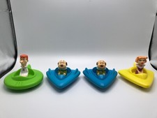 Vintage 1989 Wendy's Kids Meal Toy The Jetsons Space Cars Lot of 4 Figures