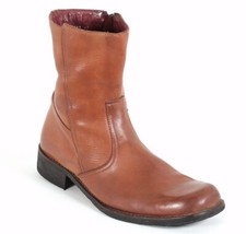 Stivaletti scarpe uomo scarpe western vintage pelle lavorazione artigiana 42