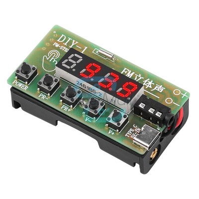 DIY Electronic Wireless Stereo AM/FM Radio Receiver Kits Module 87MHz-108MHz