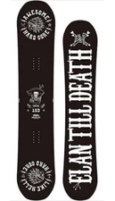 Elan FREAK 153 cm Hardcore Black/White All Mountain Snowboard NEW Blem
