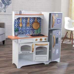 Détails Sur Kidkraft Mosaique Magnétique Jeu Cuisine Enfants Bois Jeu Cuisine Neuf Design