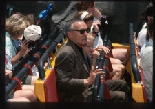 1996 DENNIS HOPPER on Jurassic Park Ride @ Universal Studios Original Slide gp