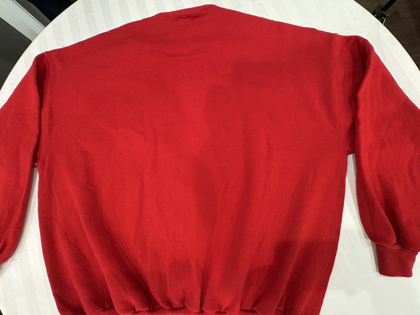 Jerzees Plain Blank Heathered RED Sweatshirt Size… - image 14