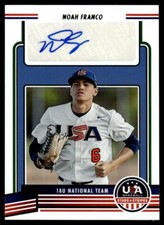 2023 Panini USA Baseball Stars & Stripes 18U National Team Signatures 2 Noah