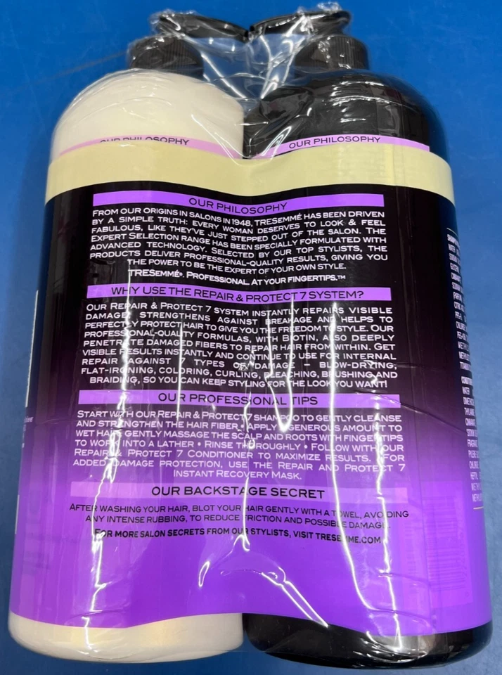 TRESemmé Repair & Protect 7 Shampoo & Conditioner 64 Oz (BROKEN CAP) - Image 2 of 4