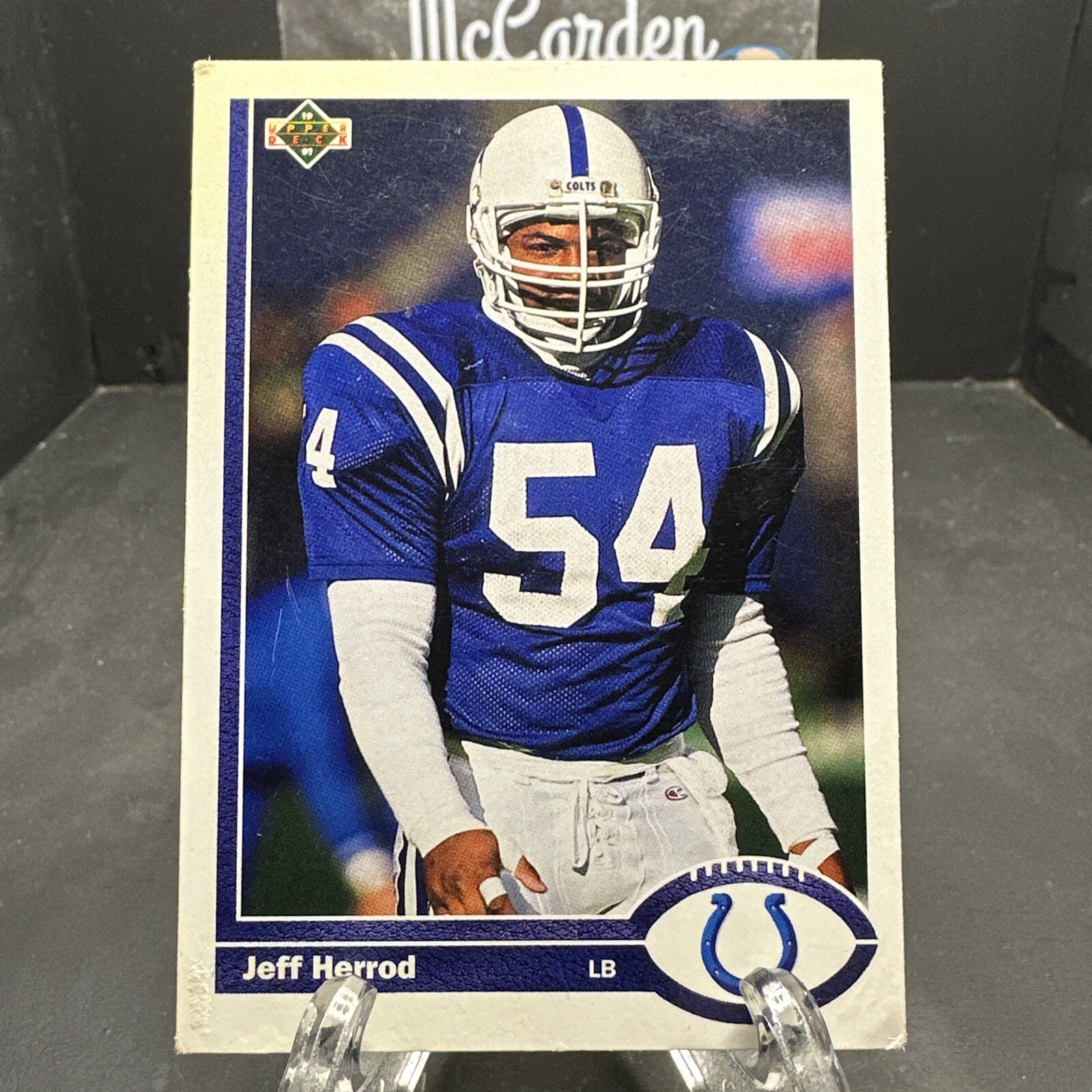 1991 Upper Deck Jeff Herrod #55 Indianapolis Colts