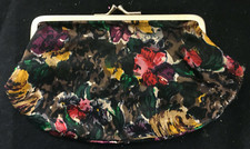 Floral Snap Close Coin Purse