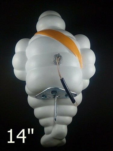 14" MICHELIN MAN FIGURKA LALKI BIBENDUM KOLEKCJONERSKA REKLAMA OPONA, DEKORACJA CIĘŻARÓWKI - Zdjęcie 4 z 101