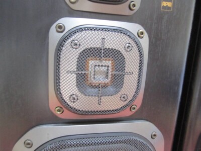 SONY APM-V705AVSpeaker System 2 pairs Pedestal Audio Black Working