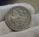 1881 O US Morgan Silver Dollar $1 VG (Cleaned)