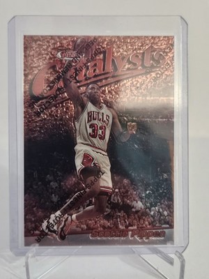 Scottie Pippen 1997-98 Topps Finest Catalysts Bronze #1 W/Coating Bulls HOF