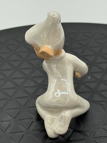 Vintage Christmas Holt Howard 1958 Elf Pixie Candle Climber Ceramic Figure - Picture 2 of 7