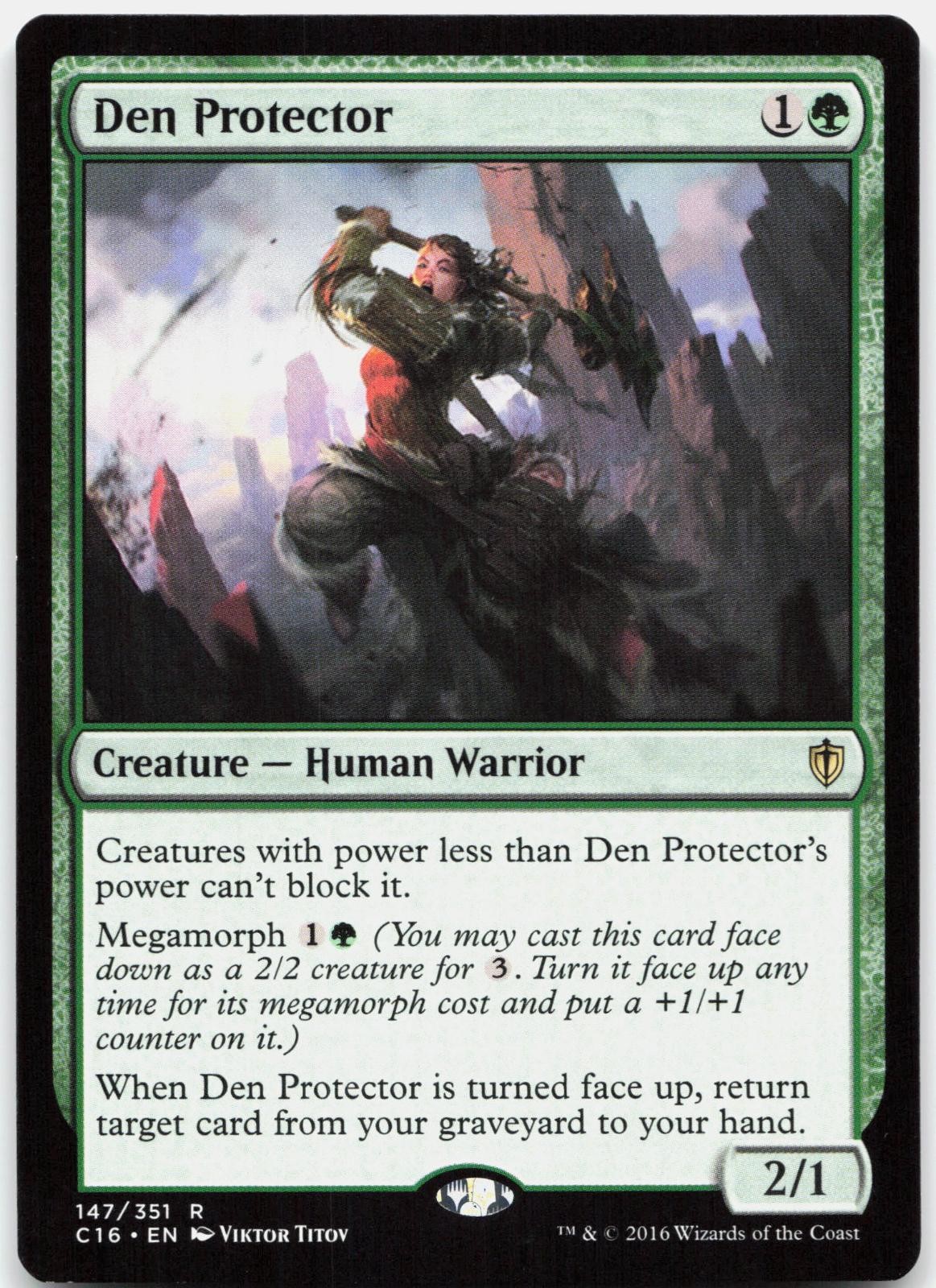 Den Protector 147 Rare Commander 2016 Magic: The Gathering Lightly Played