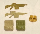vintage G.I. GI JOE gijoe SPIRIT WAIST body part + WEAPONS lot #3 gun FREE SHIP