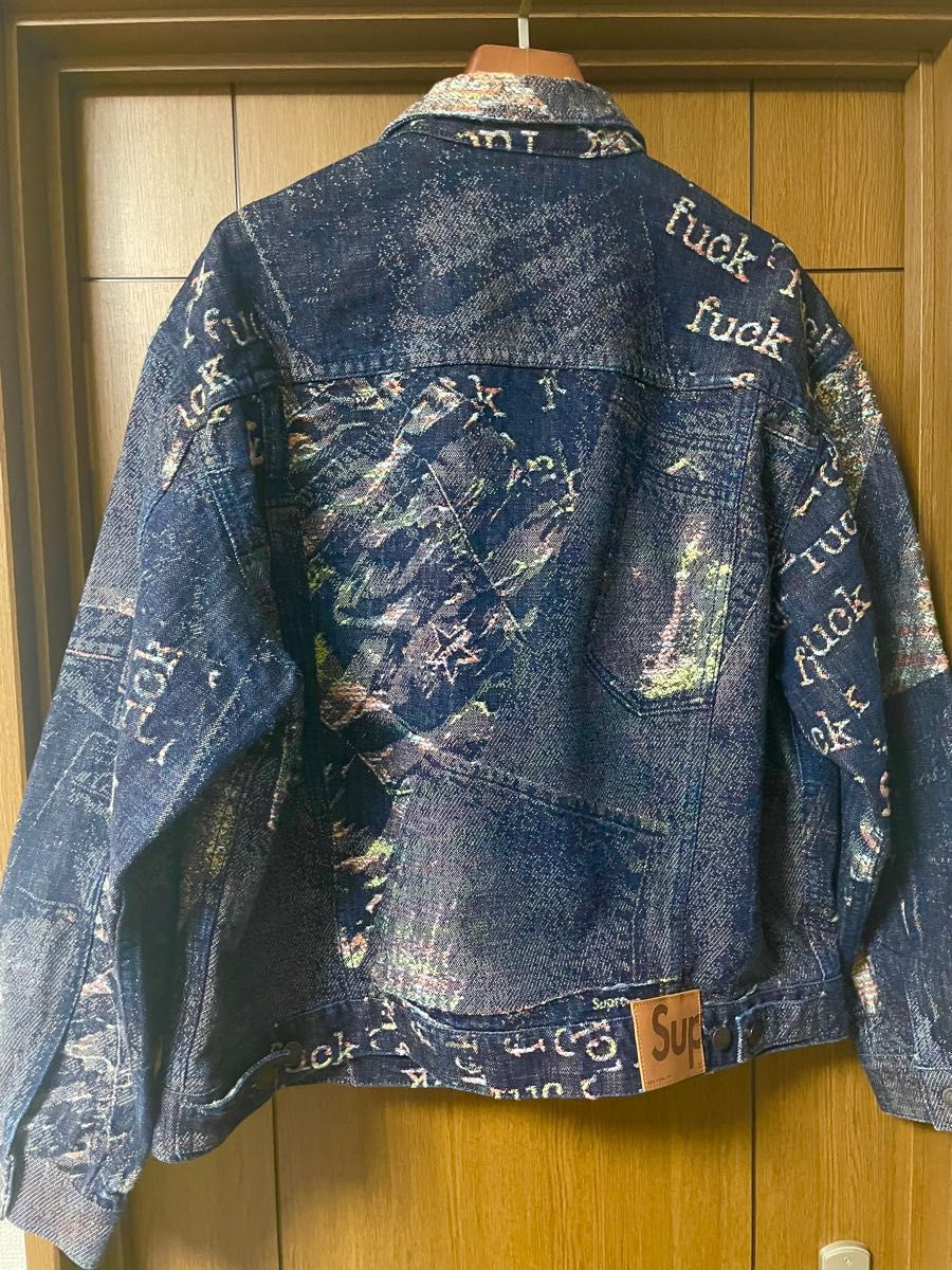 Archive Denim Jacquard Trucker Jacket Blue L | eBay Archive Denim Jacquard Trucker Jacket Blue L | eBay