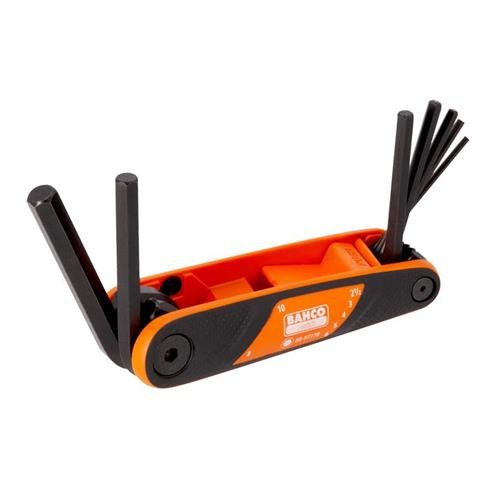 Bahco Black Be-9777B Hexagon Key Folding Set, 7 Piece Be-9777B - Image 4