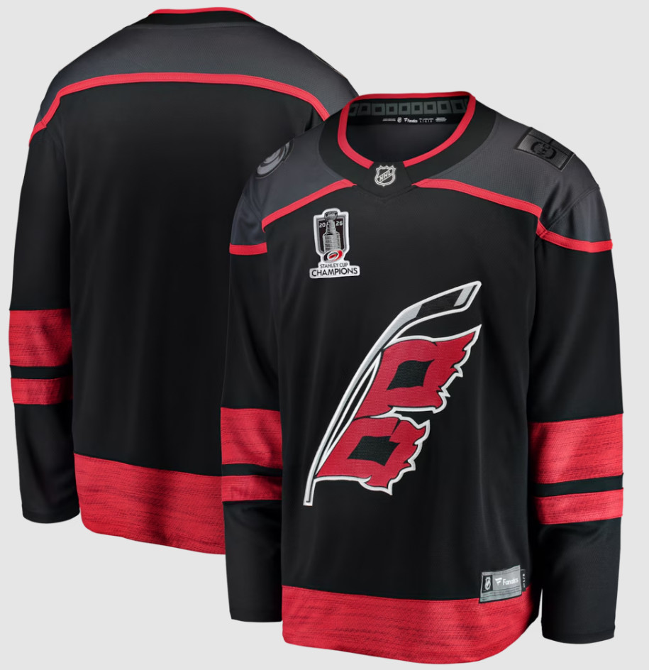 [ BIG SALE ] Carolina Hurricanes Fanatics 2026 Champions Jersey