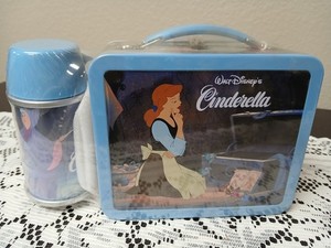 2001 hallmark school days walt disney cinderella mini lunchbox and thermos