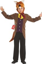 Mr Fox Kostüm Kinder Jungen Mädchen Fuchs Karneval Faschingskostüme Fuchskostüm