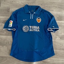 vintage valencia CF football shirt 2000 2001 NIKE la ligua jersey soccer SIZE M