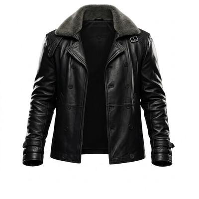 Albert Wesker Resident Evil 5 Black Leather Trench Coat Wesker Cosplay Costume