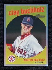 2008 Topps Heritage Chrome Refractor 90/559 Clay Buchholz #C93 6ke