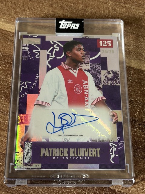Topps 2025 AFC Ajax 125th Anniversary Patrick Kluivert 24/25 Auto