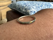 Elegant Silver Opal Ring size 8 sterling silver but not marked