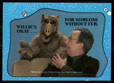 ALF 1987 TV Show Topps Sticker Card 8 NM