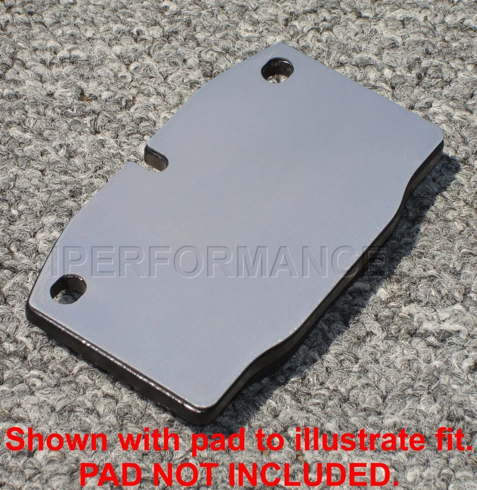 Titanium Brake Pad Shim Heat Shield Set for Opel Manta E 75-86; GM Cal 378EU Fr - Image 2 of 3