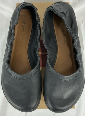 VivoBarefoot Women's 8 Asana Yin Black Leather Ballet Flats | eBay