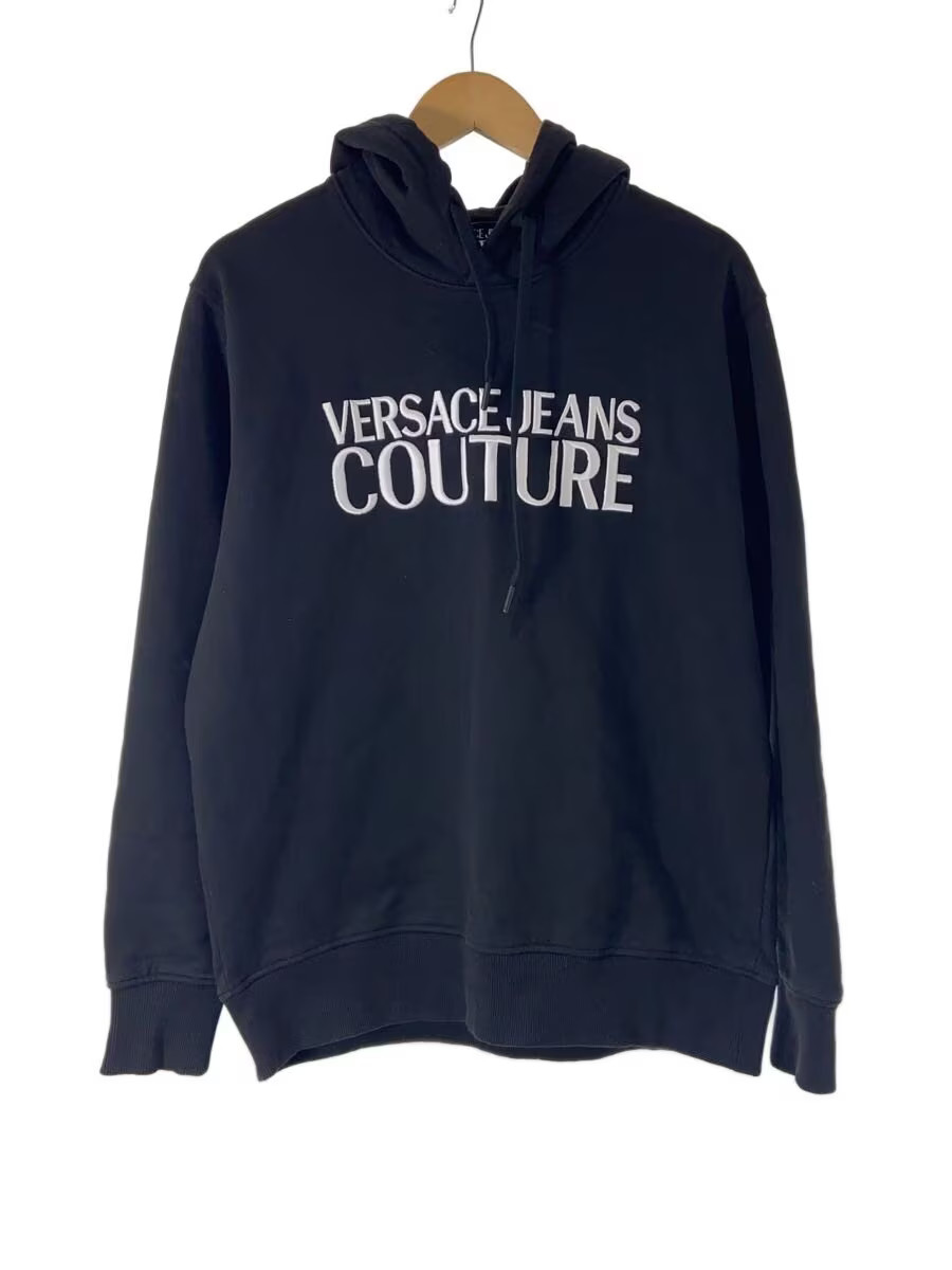 VERSACE JEANS COUTURE Hoodie, XL, Cotton, Black, 75GAIT02-CF06T