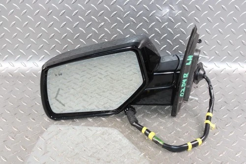 15-20 Yukon XL Black Driver Left LH Side Power Door Mirror Blind Spot Factory OE