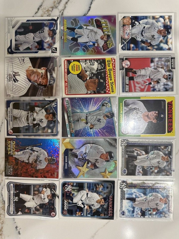 Aaron Judge Titans of the Game Stars of MLB Heritage Topps News 15-card lot