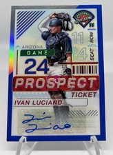 2024 Panini Prospect Edition - Ivan Luciano #103 Blue Prizm Signatures /149 (AU)