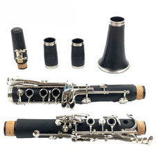 MORESKY Clarinet 17/18 Keys Bb Natural Hard Pipe Body Material Clarinet BCL-186