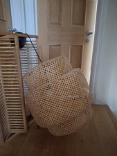 IKEA SINNERLIG Large Rattan Boho Lampshade 55cms Large X 2 Collection SE91HX